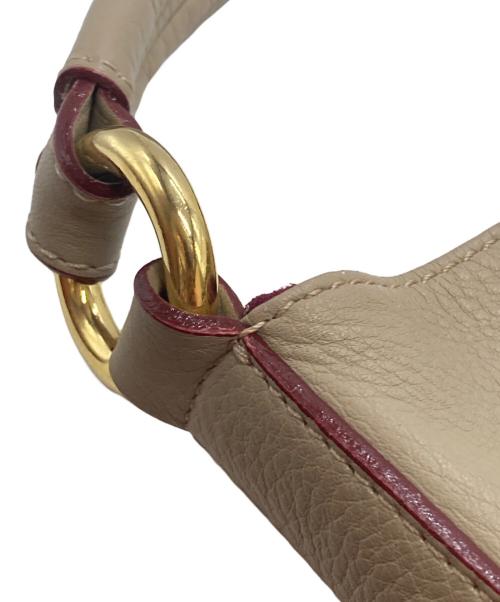 Roberta di camerino（ロベルタ ディ カメリーノ）Roberta di camerino (ロベルタ ディ カメリーノ) ワンショルダーバッグ ベージュ×ピンクの古着・服飾アイテム