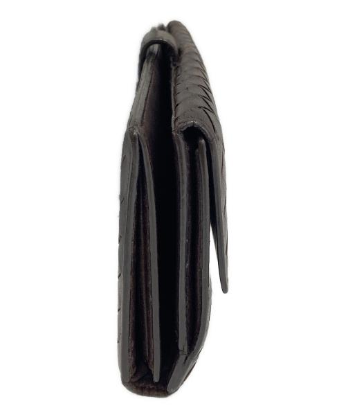 BOTTEGA VENETA（ボッテガベネタ）BOTTEGA VENETA (ボッテガベネタ) イントレチャート 長財布 134075 ブラウンの古着・服飾アイテム