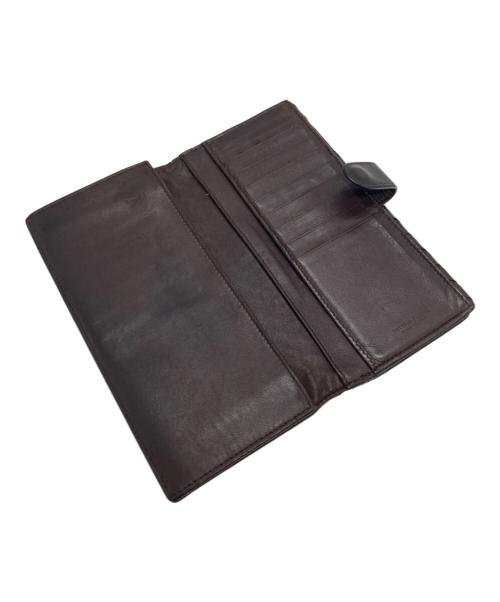 BOTTEGA VENETA（ボッテガベネタ）BOTTEGA VENETA (ボッテガベネタ) イントレチャート 長財布 134075 ブラウンの古着・服飾アイテム