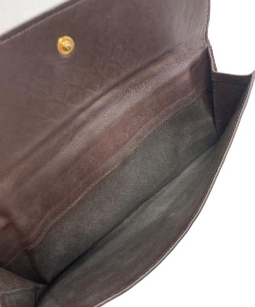 BOTTEGA VENETA（ボッテガベネタ）BOTTEGA VENETA (ボッテガベネタ) イントレチャート 長財布 134075 ブラウンの古着・服飾アイテム