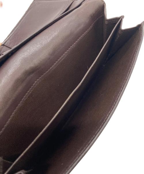 BOTTEGA VENETA（ボッテガベネタ）BOTTEGA VENETA (ボッテガベネタ) イントレチャート 長財布 134075 ブラウンの古着・服飾アイテム