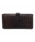 BOTTEGA VENETA（ボッテガベネタ）の古着「イントレチャート 長財布 134075」｜ブラウン