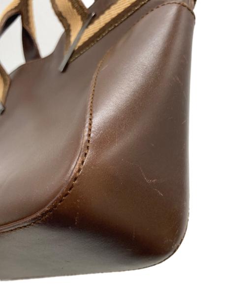 GUCCI（グッチ）GUCCI (グッチ) ハンドバッグ ブラウンの古着・服飾アイテム