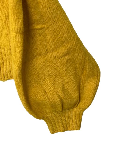 To b. by agnes b.（トゥービー バイ アニエスベー）To b. by agnes b. (トゥービー バイ アニエスベー) ハートボタンカーディガン 4622WN75 イエロー サイズ:TUの古着・服飾アイテム