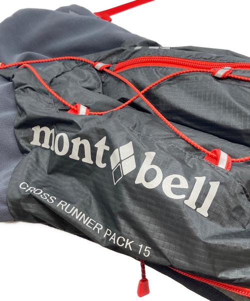mont-bell（モンベル）mont-bell (モンベル) CROSS RUNNER PACK 15 クロスランナーパック 1123870 ブラック×グレー×レッドの古着・服飾アイテム