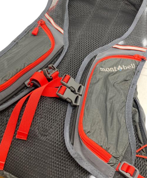 mont-bell（モンベル）mont-bell (モンベル) CROSS RUNNER PACK 15 クロスランナーパック 1123870 ブラック×グレー×レッドの古着・服飾アイテム