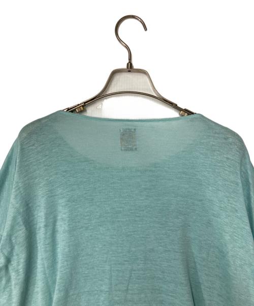 BATONER（バトナ―）BATONER (バトナ―) リネンクルーネックニット BN-24SM-081 グリーン サイズ:2の古着・服飾アイテム