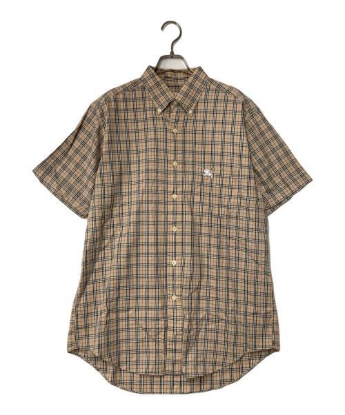 Burberry's（バーバリー）Burberry's (バーバリーズ) ノバチェックシャツ D-TK6330 ベージュ サイズ:39の古着・服飾アイテム