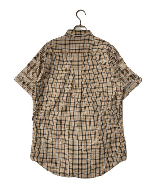 Burberry's（バーバリー）Burberry's (バーバリーズ) ノバチェックシャツ D-TK6330 ベージュ サイズ:39の古着・服飾アイテム