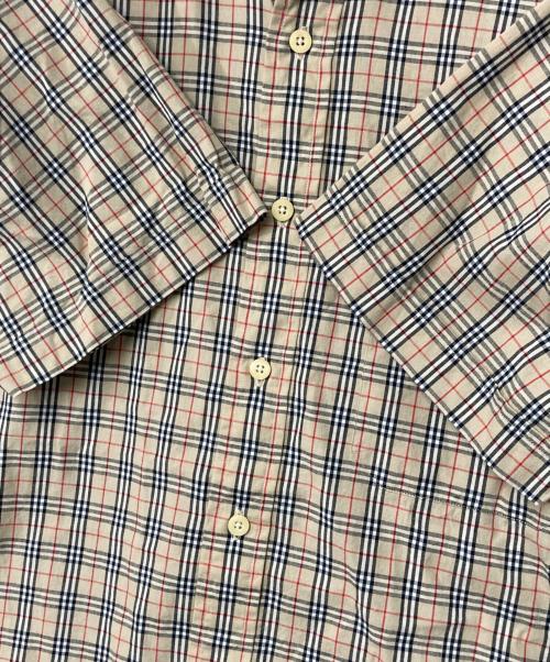 Burberry's（バーバリー）Burberry's (バーバリーズ) ノバチェックシャツ D-TK6330 ベージュ サイズ:39の古着・服飾アイテム