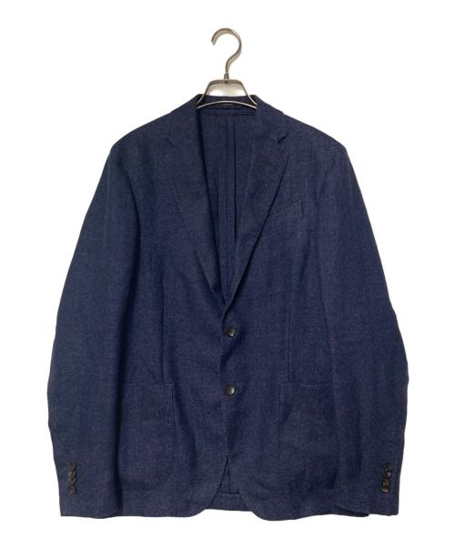 LARDINI（ラルディーニ）LARDINI (ラルディーニ) 段返り 3B リネンウール テーラードジャケット ネイビー サイズ:48の古着・服飾アイテム