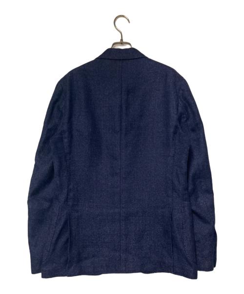 LARDINI（ラルディーニ）LARDINI (ラルディーニ) 段返り 3B リネンウール テーラードジャケット ネイビー サイズ:48の古着・服飾アイテム