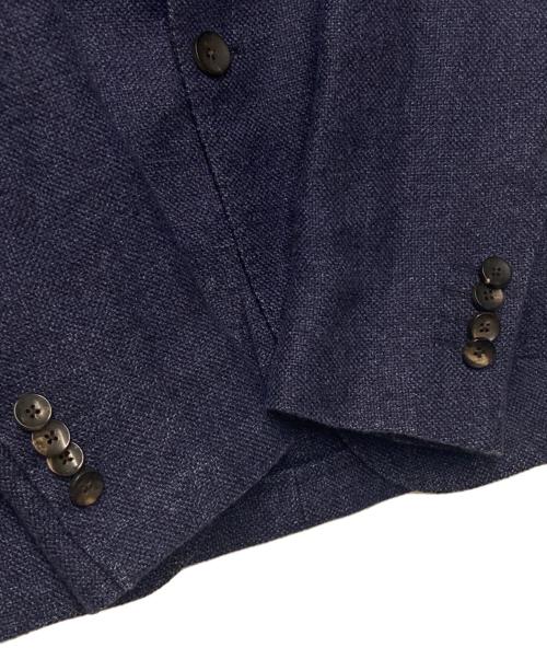 LARDINI（ラルディーニ）LARDINI (ラルディーニ) 段返り 3B リネンウール テーラードジャケット ネイビー サイズ:48の古着・服飾アイテム