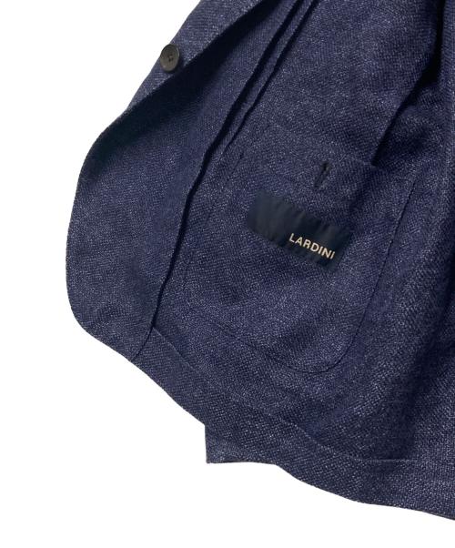 LARDINI（ラルディーニ）LARDINI (ラルディーニ) 段返り 3B リネンウール テーラードジャケット ネイビー サイズ:48の古着・服飾アイテム