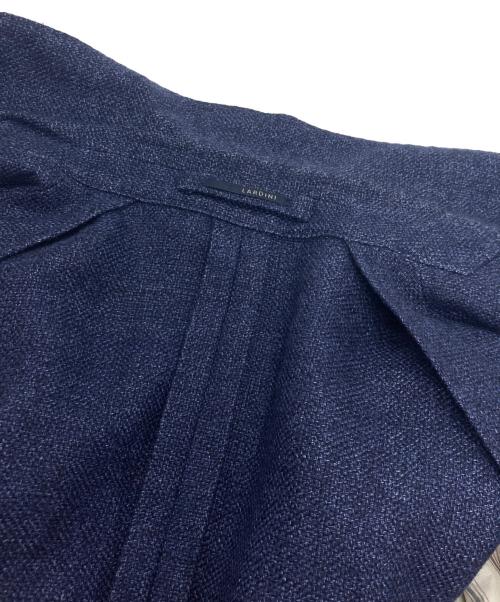 LARDINI（ラルディーニ）LARDINI (ラルディーニ) 段返り 3B リネンウール テーラードジャケット ネイビー サイズ:48の古着・服飾アイテム