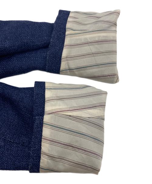 LARDINI（ラルディーニ）LARDINI (ラルディーニ) 段返り 3B リネンウール テーラードジャケット ネイビー サイズ:48の古着・服飾アイテム