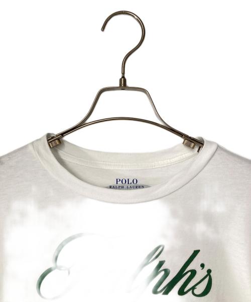 POLO RALPH LAUREN（ポロ・ラルフローレン）POLO RALPH LAUREN (ポロ・ラルフローレン) Ralph's Coffee プリントTシャツ ホワイト サイズ:Lの古着・服飾アイテム