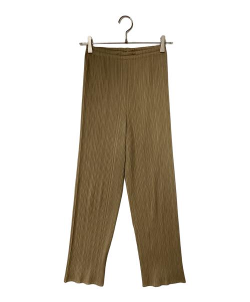 PLEATS PLEASE（プリーツプリーズ）PLEATS PLEASE (プリーツプリーズ) プリーツパンツ ベージュ サイズ:1の古着・服飾アイテム