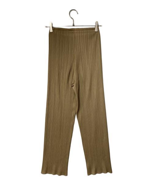PLEATS PLEASE（プリーツプリーズ）PLEATS PLEASE (プリーツプリーズ) プリーツパンツ ベージュ サイズ:1の古着・服飾アイテム