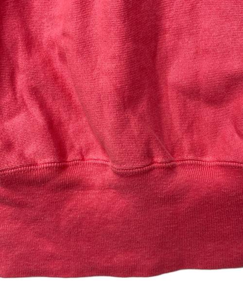 Champion REVERSE WEAVE（チャンピオン リバース ウィーブ）Champion REVERSE WEAVE (チャンピオン リバース ウィーブ) 90's 刺繍タグ 後期 クルーネックスウェット USA製 ピンク サイズ:Lの古着・服飾アイテム