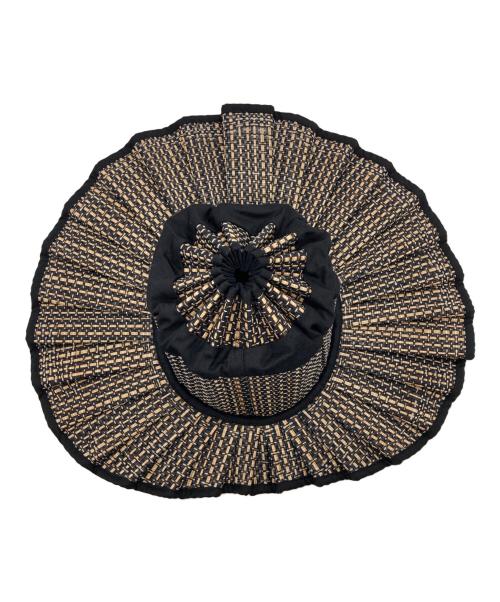 Lorna Murray（ローナマーレイ）Lorna Murray (ローナマーレイ) カプリハット ブラック×ベージュ サイズ:Sの古着・服飾アイテム