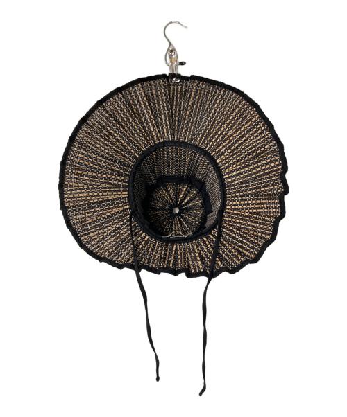 Lorna Murray（ローナマーレイ）Lorna Murray (ローナマーレイ) カプリハット ブラック×ベージュ サイズ:Sの古着・服飾アイテム