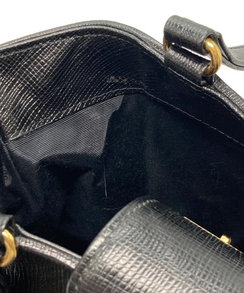 courreges（クレージュ）courreges (クレージュ) ワンショルダーバッグ ブラックの古着・服飾アイテム