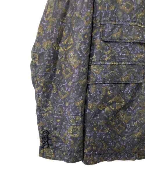 Engineered Garments（エンジニアドガーメンツ）Engineered Garments (エンジニアードガーメンツ) 総柄テーラードジャケット ネイビー サイズ:Sの古着・服飾アイテム