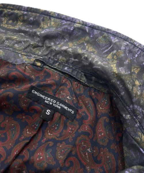 Engineered Garments（エンジニアドガーメンツ）Engineered Garments (エンジニアードガーメンツ) 総柄テーラードジャケット ネイビー サイズ:Sの古着・服飾アイテム