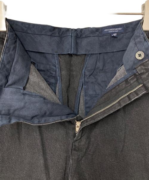 riccardo metha（リカルドメッサ）RICCARDO METHA (リカルドメッサ) DENIM 1TUCK CARROT デニム1タックキャロット 20-030-610-0002-1-0 インディゴ サイズ:50の古着・服飾アイテム
