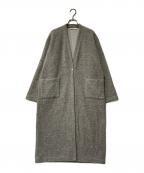 Arte Poveraアルテポーヴェラ）の古着「ボアフリースロングカーディガン」｜グレー