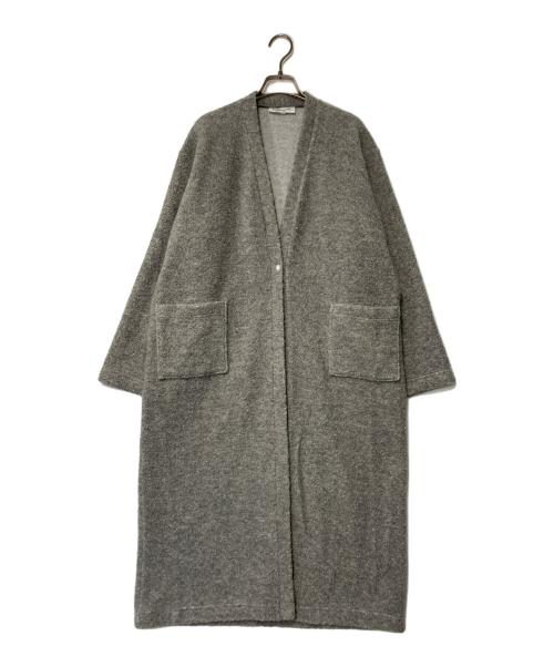 Arte Povera（アルテポーヴェラ）Arte Povera (アルテポーヴェラ) ボアフリースロングカーディガン グレー サイズ:FREEの古着・服飾アイテム