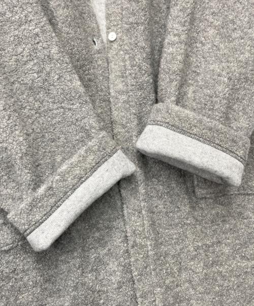 Arte Povera（アルテポーヴェラ）Arte Povera (アルテポーヴェラ) ボアフリースロングカーディガン グレー サイズ:FREEの古着・服飾アイテム