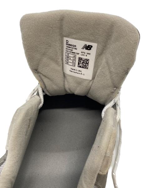 NEW BALANCE（ニューバランス）NEW BALANCE (ニューバランス) M992GR ローカットスニーカー グレー サイズ:SIZE 28cmの古着・服飾アイテム