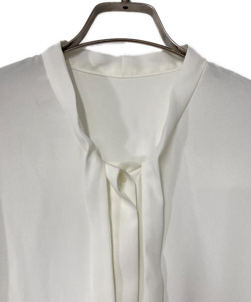 Spick and Span（スピックアンドスパン）Spick and Span (スピックアンドスパン) バックサテンリボンブラウス アイボリー サイズ:Fの古着・服飾アイテム