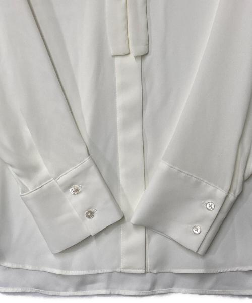 Spick and Span（スピックアンドスパン）Spick and Span (スピックアンドスパン) バックサテンリボンブラウス アイボリー サイズ:Fの古着・服飾アイテム