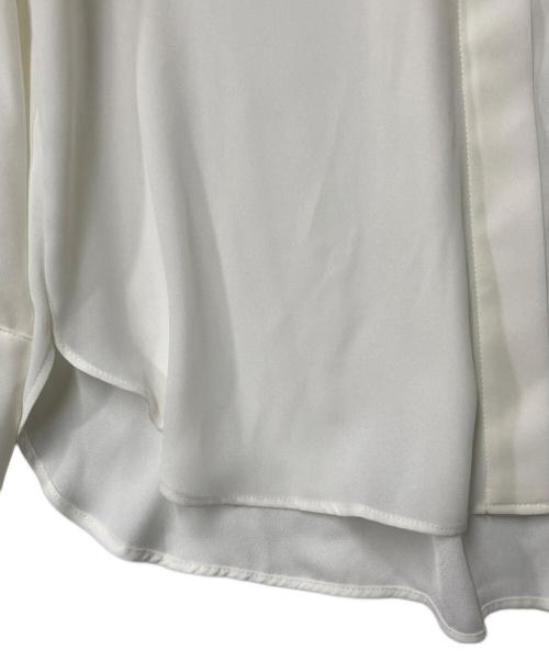 Spick and Span（スピックアンドスパン）Spick and Span (スピックアンドスパン) バックサテンリボンブラウス アイボリー サイズ:Fの古着・服飾アイテム