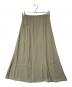 AP STUDIO（エーピーストゥディオ）の古着「ベルテッドスカート」｜カーキ