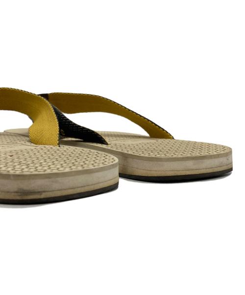 LOUIS VUITTON（ルイ ヴィトン）LOUIS VUITTON (ルイ ヴィトン) モノグラムフラワー ラバー ビーチサンダル ベージュ×ブラウン×イエロー サイズ:実寸参照の古着・服飾アイテム