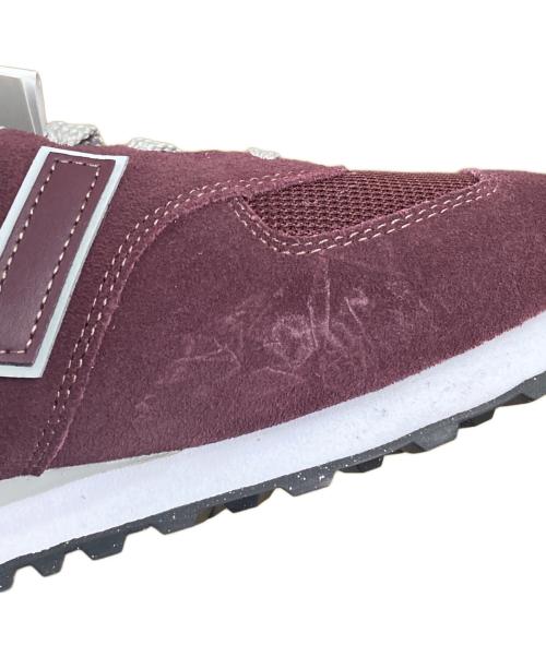 NEW BALANCE（ニューバランス）NEW BALANCE (ニューバランス) ローカットスニーカー ボルドー サイズ:30の古着・服飾アイテム