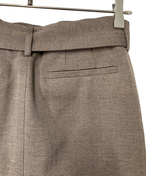 LOUIS VUITTON（ルイ ヴィトン）LOUIS VUITTON (ルイ ヴィトン) ベルテッドタイトスカート ブラウン サイズ:34の古着・服飾アイテム