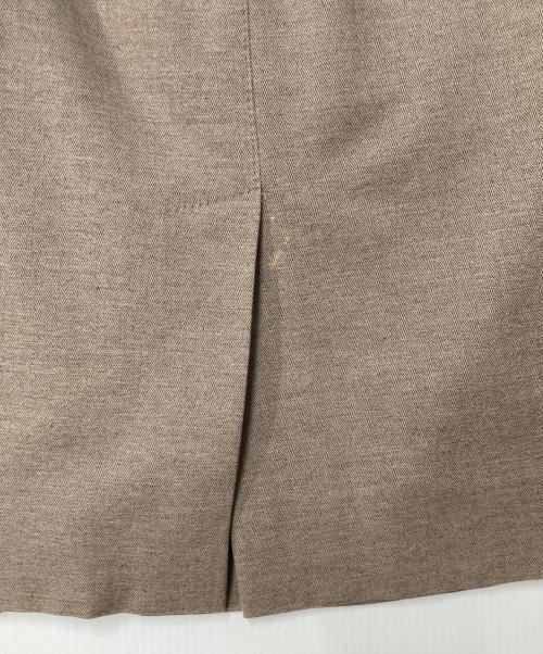 LOUIS VUITTON（ルイ ヴィトン）LOUIS VUITTON (ルイ ヴィトン) ベルテッドタイトスカート ブラウン サイズ:34の古着・服飾アイテム