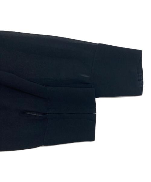 Leilian（レリアン）Leilian (レリアン) シアーシャツ ブラック サイズ:11の古着・服飾アイテム