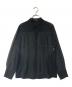 Leilian（レリアン）の古着「シアーシャツ」｜ブラック