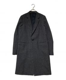 MARNI（マルニ）の古着「チェック柄チェスターコート」｜ブラック