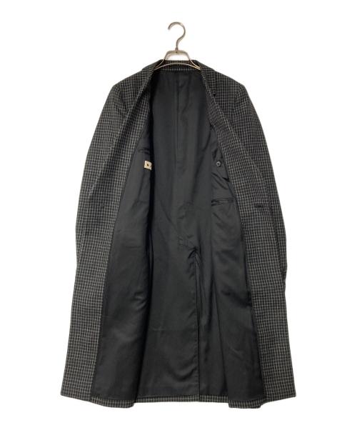 MARNI（マルニ）MARNI (マルニ) チェック柄チェスターコート ブラック サイズ:42の古着・服飾アイテム