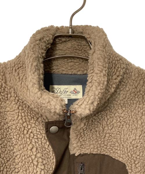 The Duffer of ST.George（ザ ダファーオブセントジョージ）The DUFFER of ST.GEORGE (ザ ダファーオブセントジョージ) ボアジャケット ブラウン サイズ:Lの古着・服飾アイテム