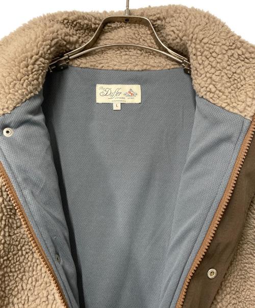 The Duffer of ST.George（ザ ダファーオブセントジョージ）The DUFFER of ST.GEORGE (ザ ダファーオブセントジョージ) ボアジャケット ブラウン サイズ:Lの古着・服飾アイテム