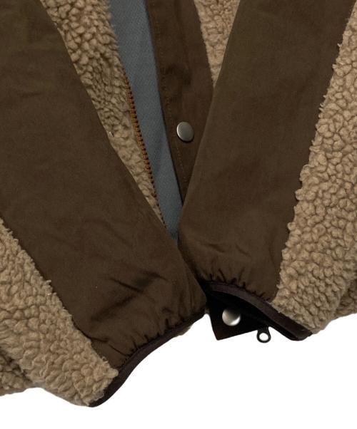 The Duffer of ST.George（ザ ダファーオブセントジョージ）The DUFFER of ST.GEORGE (ザ ダファーオブセントジョージ) ボアジャケット ブラウン サイズ:Lの古着・服飾アイテム