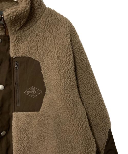 The Duffer of ST.George（ザ ダファーオブセントジョージ）The DUFFER of ST.GEORGE (ザ ダファーオブセントジョージ) ボアジャケット ブラウン サイズ:Lの古着・服飾アイテム